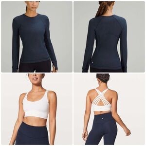Lululemon Size 4 Top and Sports Bra